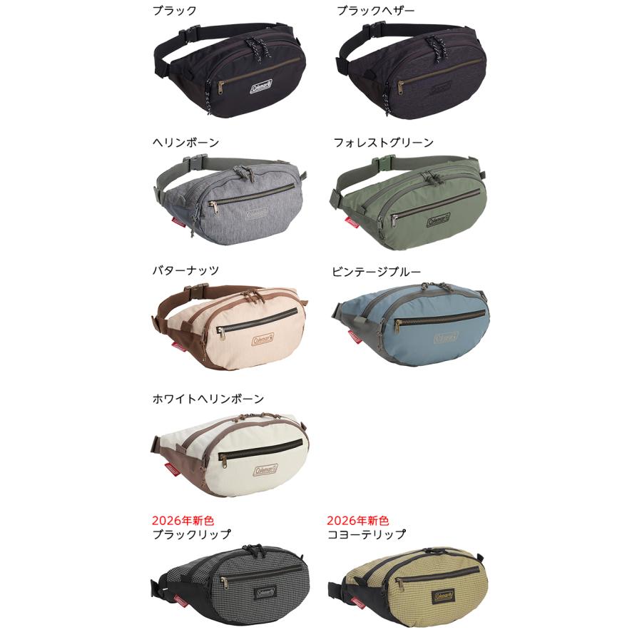 WALKER 大きい ウエストポーチ ウエストバッグ コールマン ウォーカー