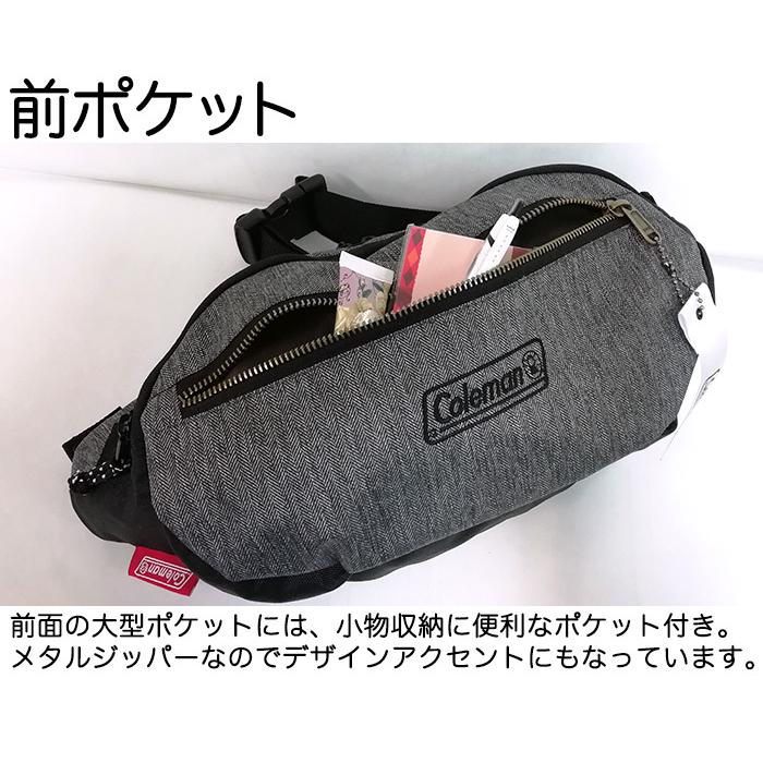 WALKER 大きい ウエストポーチ ウエストバッグ コールマン ウォーカー