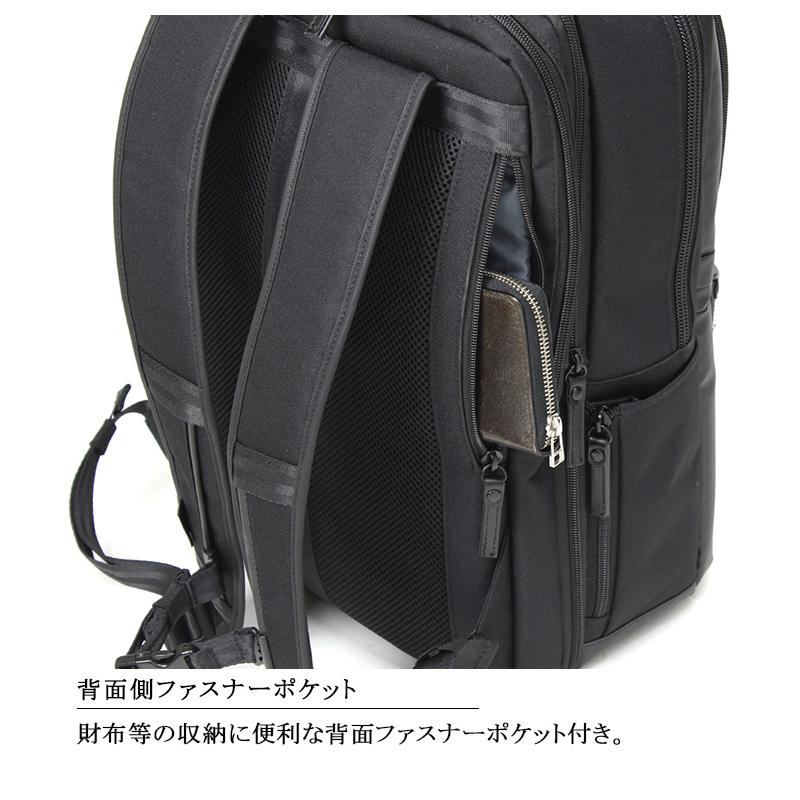 BAUER（BERMAS） エキスパンダブルリュック ブラック ネイビー BERMAS