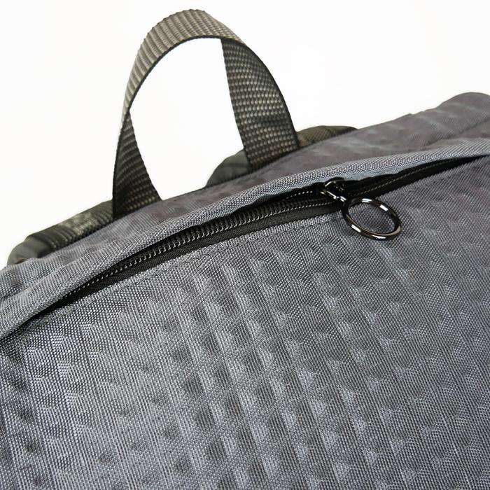 ランドセル型リュックサック スクールバッグ デコレート Lサイズ(25L) ストラップおまけ付き グレー スタッズ風 decorate BUMPY バンピー DMS-100