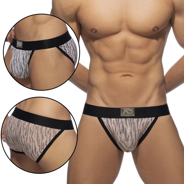 Addicted Tiger Print Bikini メンズ インナ スポーツ セクシー ファッション系 高級素材 下着パンツ アンダーウェア ビキニ Ad974 宅配便送料無料