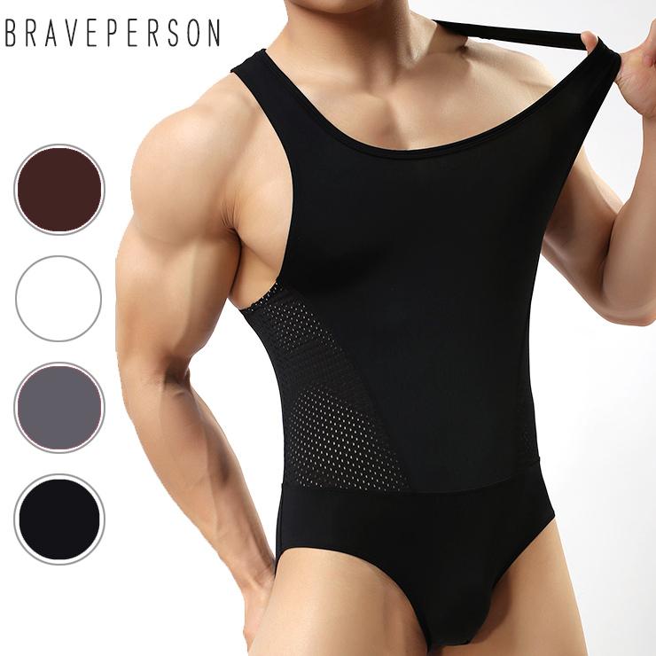 Brave Person Body Suit ファッション メンズ セクシー 柔らか素材 ストレッチ 伸縮性 通気性 吸水速乾 筋トレ スポーツ ジム 日常 ボディスーツ B2241 インソレンドジャパン 通販 Yahoo ショッピング