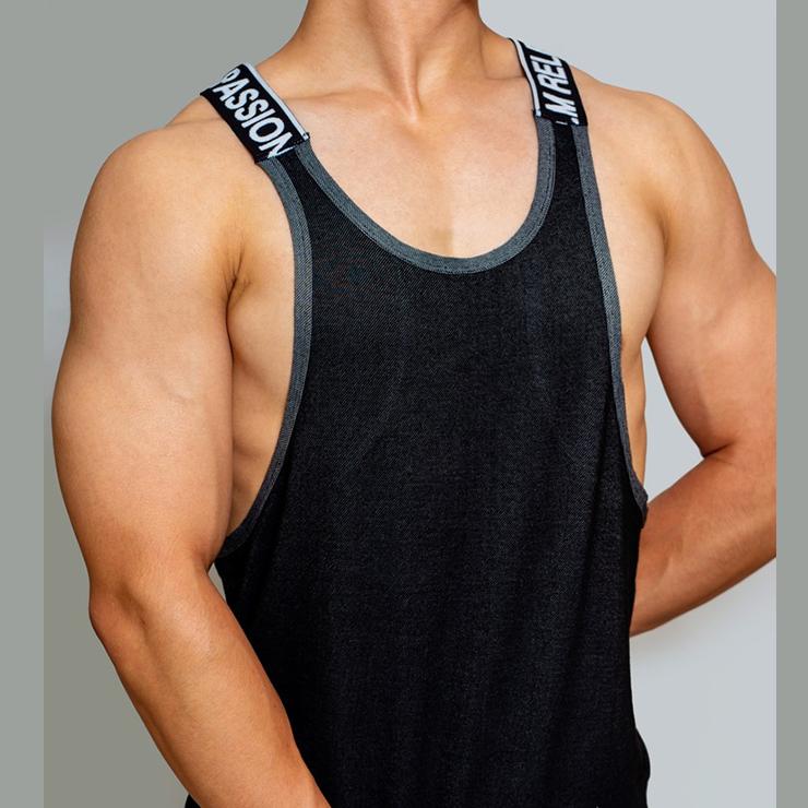 2022 DM/Cowboy Tank Top 超人気 ファッション メンズ ソフト生地 高品質 速乾性 通気性 ソフト素材 肌触 魅力 スポーツ 運動 ジム セクシー タンクトップ｜akahimensfashion｜05