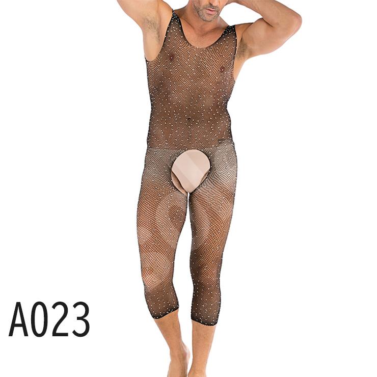 2022 DISSOLUTE FULL BODY FISHNET 情熱 セクシー レース ファッション 高弾性 楽しみ ショー メンズインナー 下着別売り|akahimensfashion|02