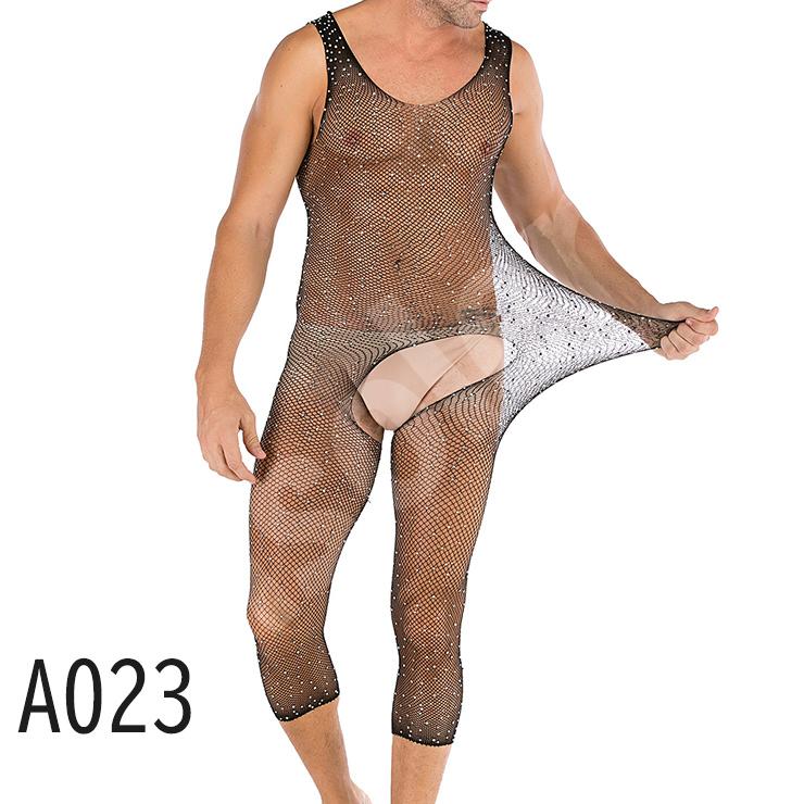 2022 DISSOLUTE FULL BODY FISHNET 情熱 セクシー レース ファッション 高弾性 楽しみ  ショー メンズインナー 下着別売り｜akahimensfashion｜09