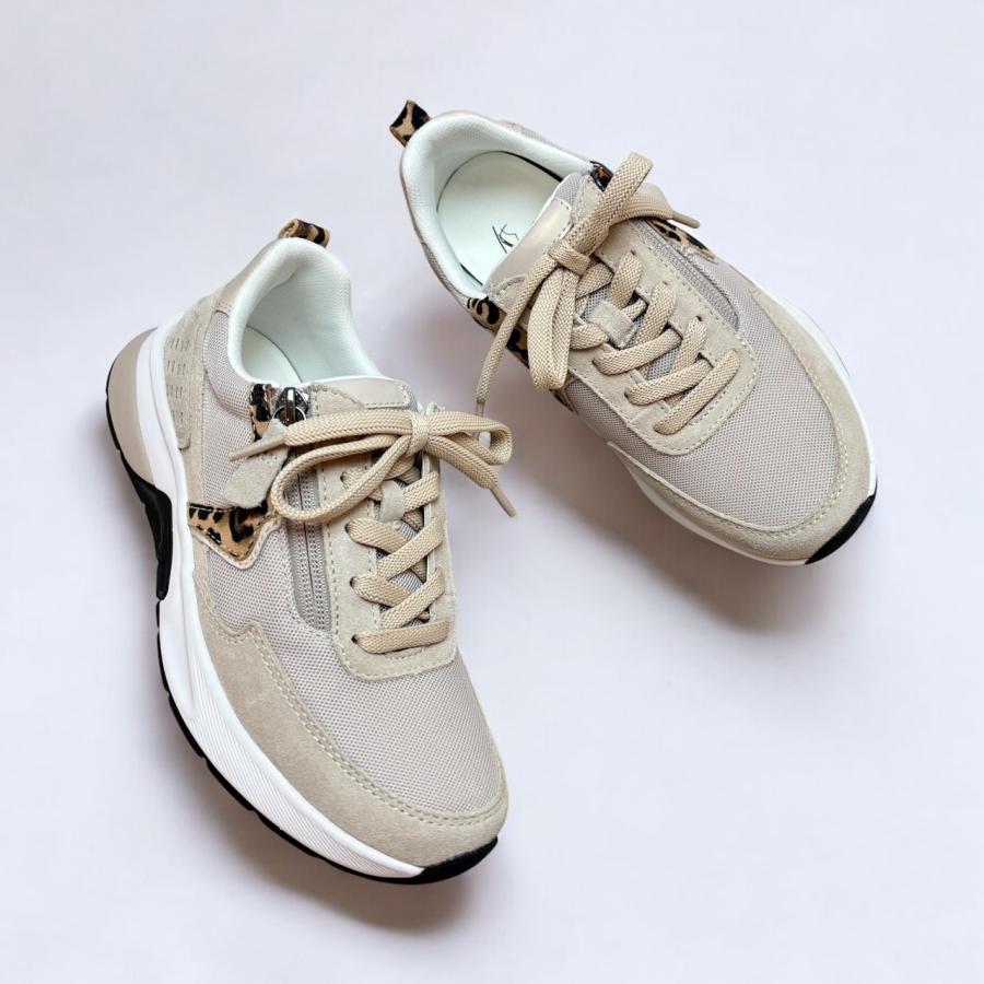 再値下げ【新品未使用】Pikolinos ベージュ メッシュ スニーカー(本革) PIKOLINOS（ピコリノス）PK-953 シャンパン レディース