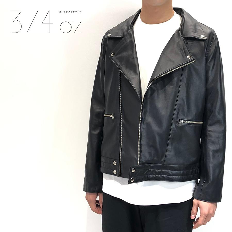 3/4oz ヨンブンノサンオンス 11h5104 ライダースジャケット ダブル 