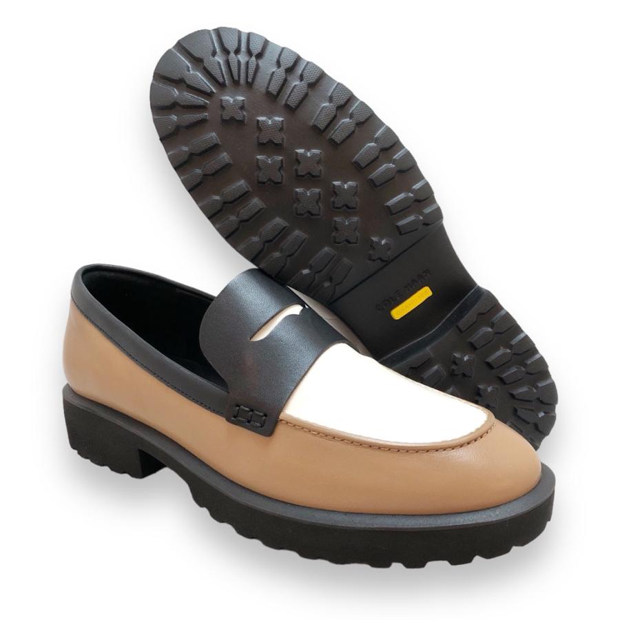 COLE HAAN コールハーン コイン ローファー コンビ 靴 w24312 : あかい 