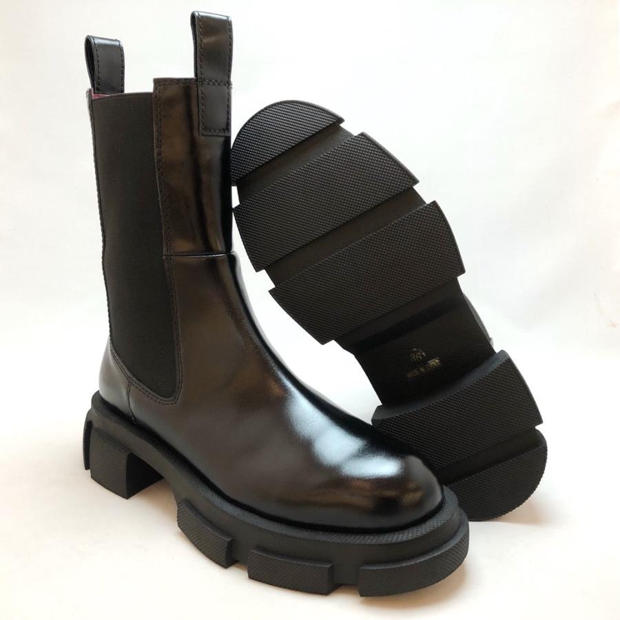 ✧AN✧ MANA 厚底サイドゴアブーツ 37 送料無料】MANA マナ ブーツ ショート サイドゴア 厚底 靴 518029