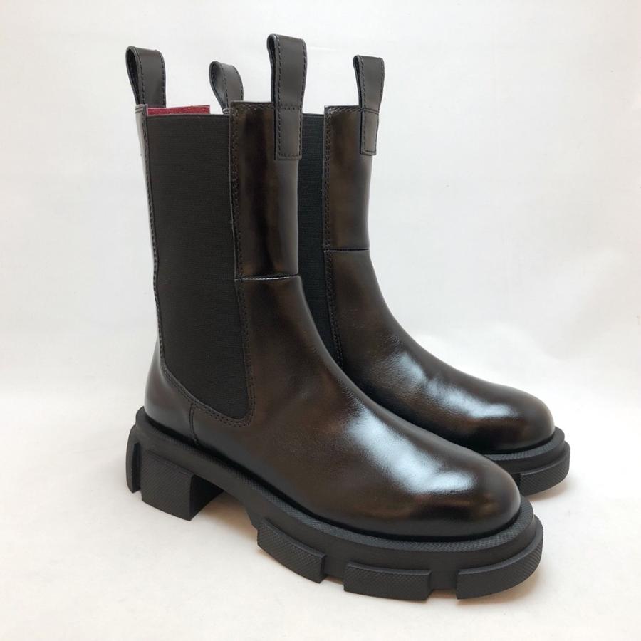 MANA（マナ） ブーツ ショート サイドゴア 厚底 靴 518029 : あかい靴