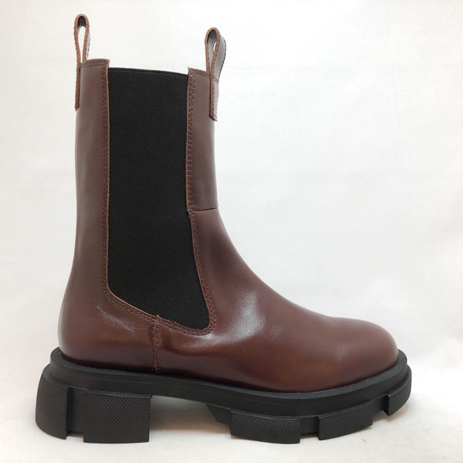 MANA（マナ） ブーツ ショート サイドゴア 厚底 靴 518029 : あかい靴