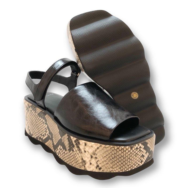 マナ MANA サンダル パイソン マナ MANA サンダル パイソン MANA 2025春夏新入荷 マナ