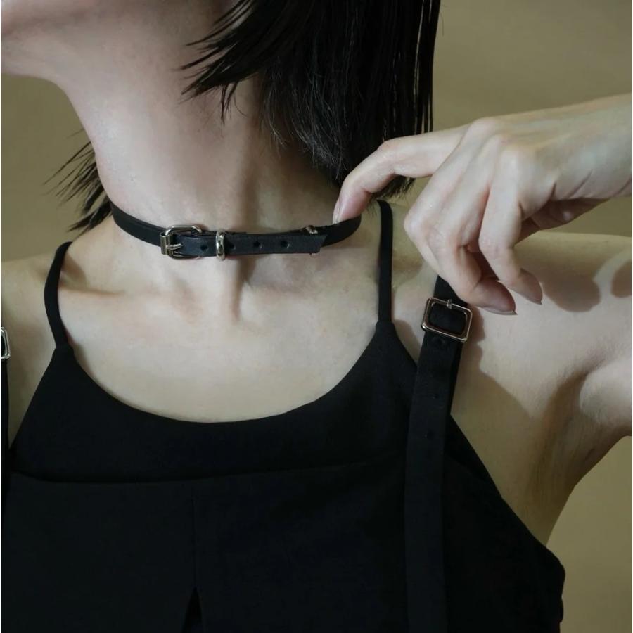 MANA（マナ） レザー チョーカー アクセサリー Leather choker 550201 