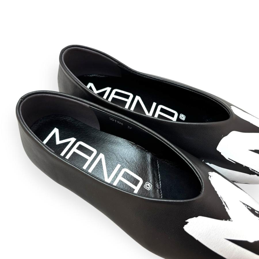 【美品】2025SS マナ MANA フリンジモカシン 36 ブラック 送料無料】2025秋冬新作 MANA マナ パンプス フリンジ スタッズ