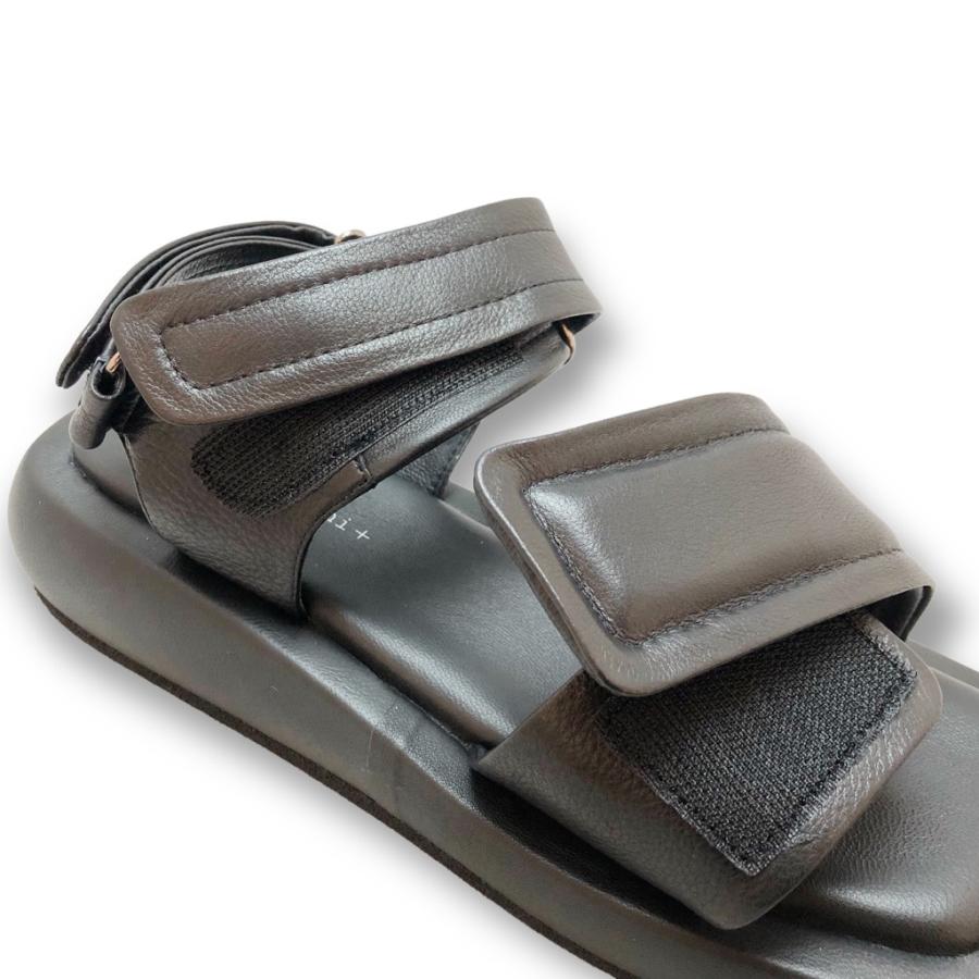 新品未使用☆ yuko imanishi+ 人気サンダルRIRA 37 GLAY 722047 RIRA