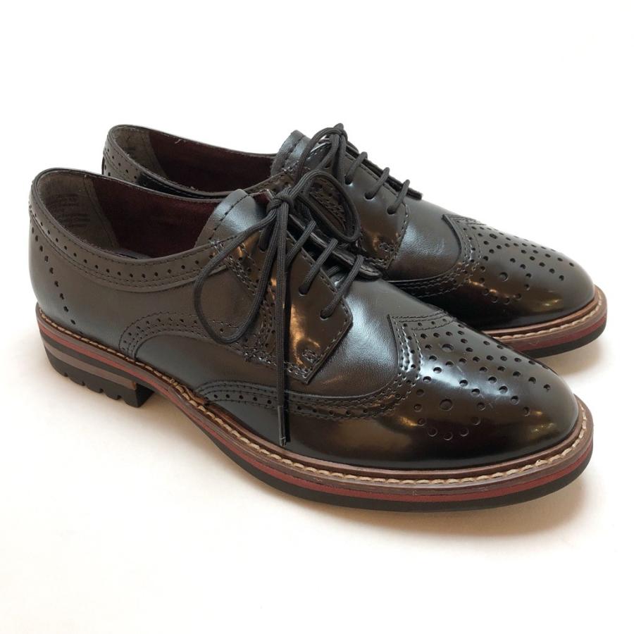 新発限定Tamaris タマリス レースアップ シューズ ウィングチップ メダリオン 靴 90ta495411blc 自分で履ける