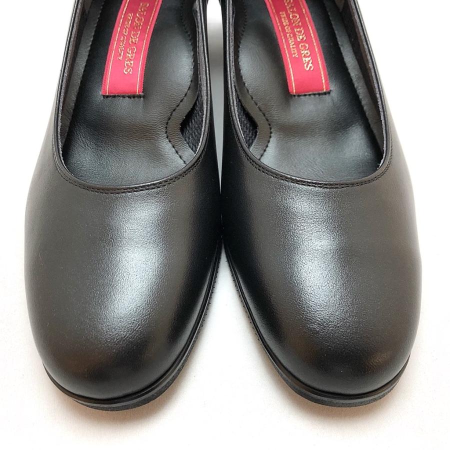 SALON DE GRES サロンドグレー フォーマルパンプス 冠婚葬祭 就活 入学式 卒業式 オフィス パンプス 靴 91bl8300_2