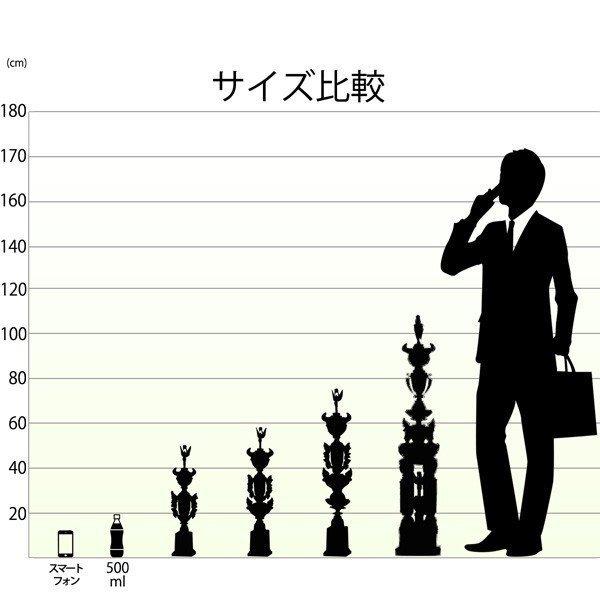 高級優勝カップ　DC1438A：ペナントの付けて持ち回りに使用できる豪華な高級優勝カップの画像