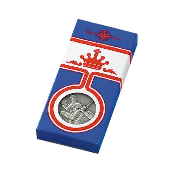 優勝メダル,MFメダルAセット (三色首掛けリボン付) Φ40mm 紙箱入り