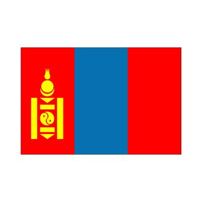 モンゴル国旗90×135cm｜akai-tropfy