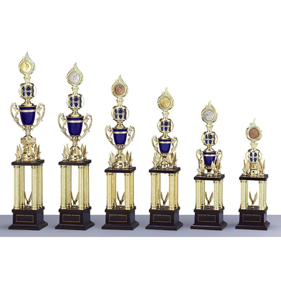 Tv14d トロフィー ４本柱トロフィー 樹脂メダル 金 銀 銅 付き 文字彫刻無料 Majesticxpress