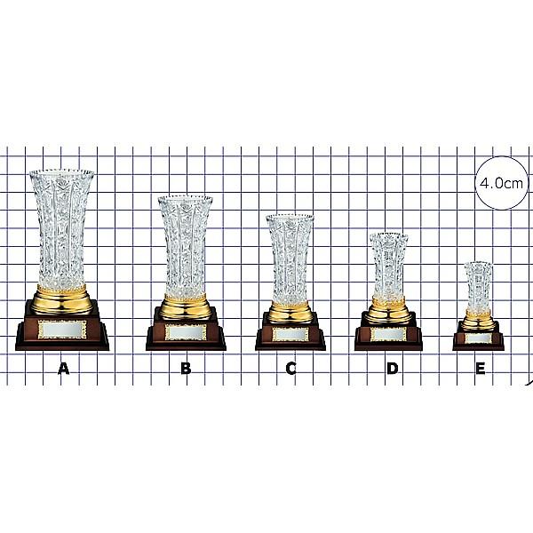 クリスタルカップ:　VC1029A　社内表彰・企業表彰・永年勤続表彰・大会用に。高級感あるガラス製トロフィー・クリスタルトロフィー |  | 01