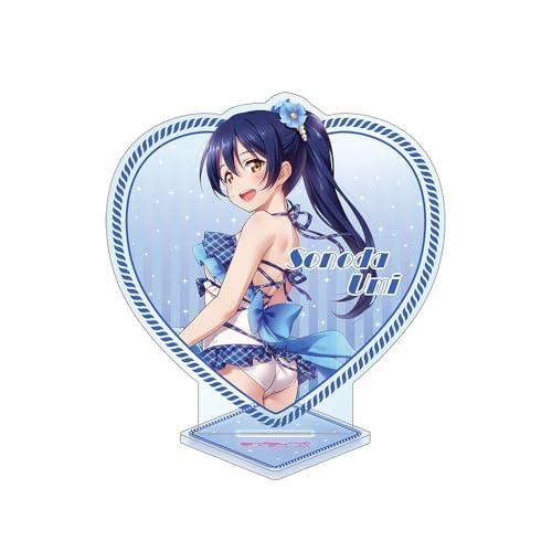 新品】 『ラブライブ!』ハート型ラメ入りアクリルスタンド 園田海未 