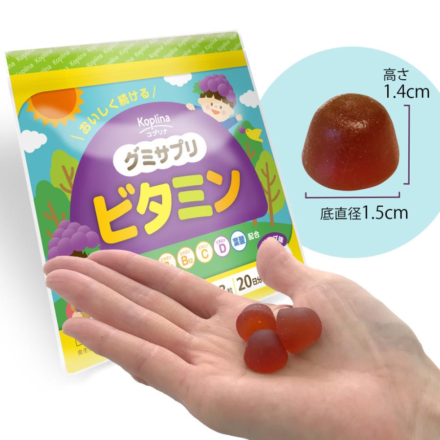 【10個セット★送料無料】マグナス グミサプリ ビタミン 60粒 20日分 サプリメント  健康サプリ グミ/ぶどう果汁入り おいしい マルチビタミン_8