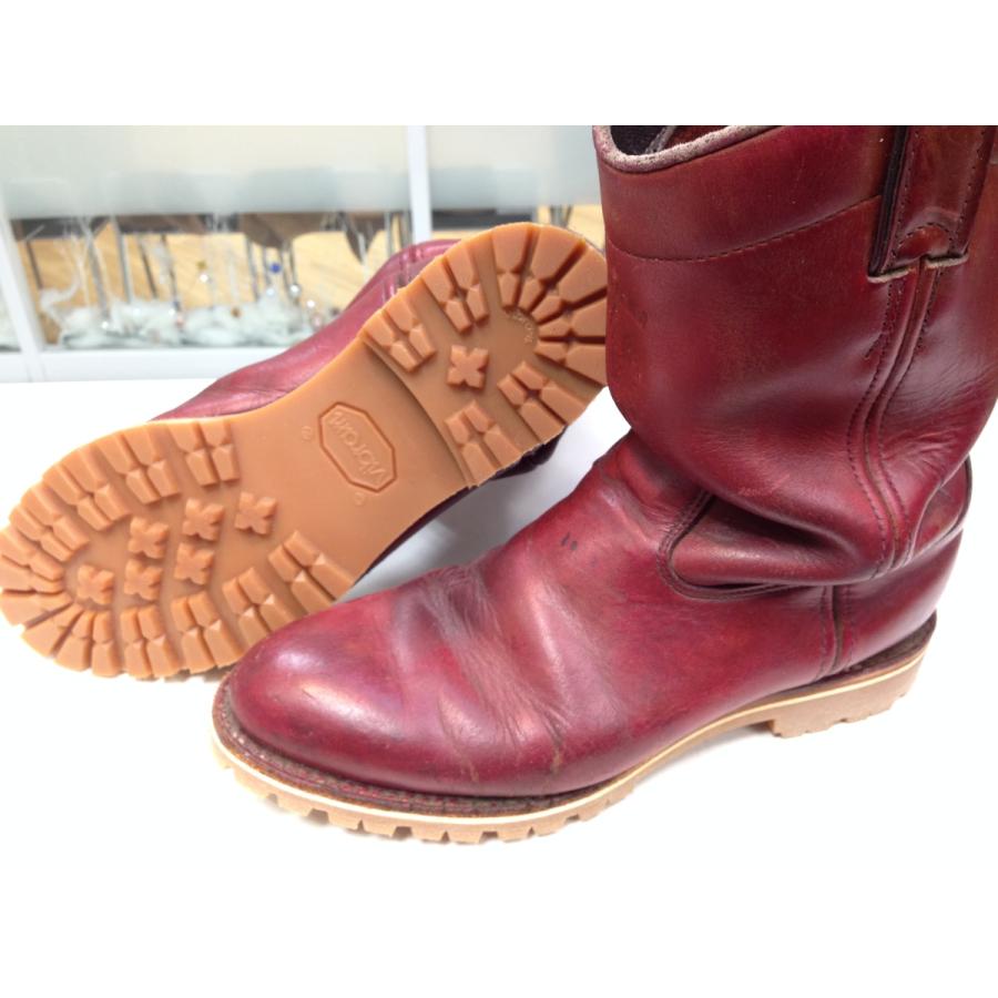 ホワイトソールからvibram#1136ハニーに交換(ミッドソール白） : 靴