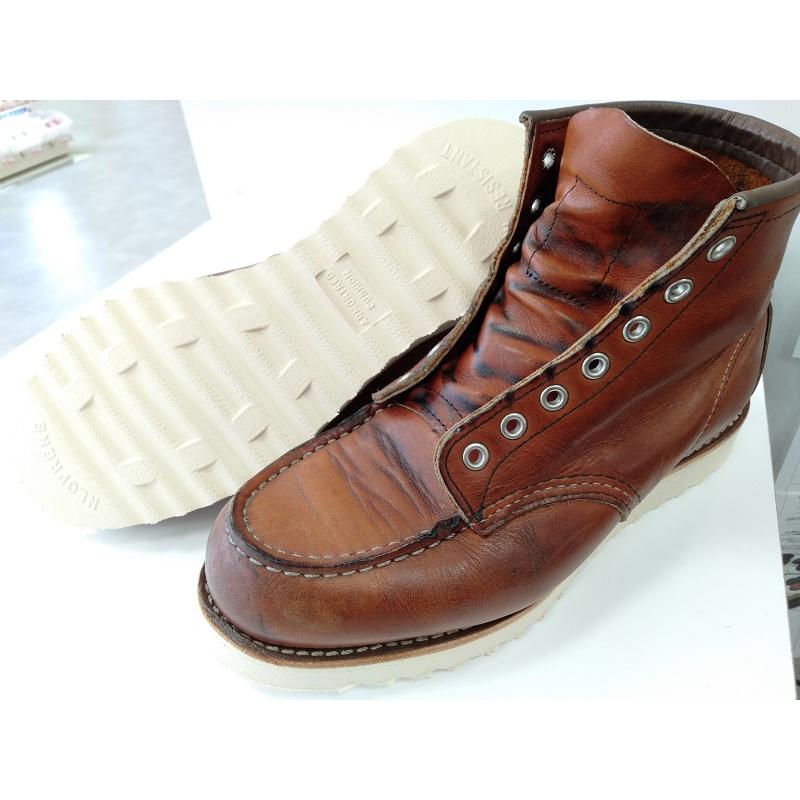 靴修理 ビブラム 1010 白 ブーツ修理 レッドウイング ダナー ソール