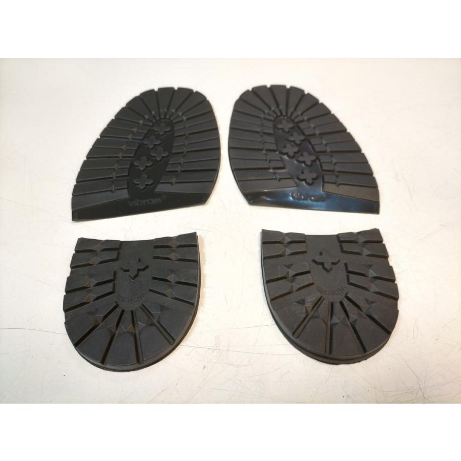 靴修理 ビブラム2333ハーフソール + vibram 1205 ヒール ブーツ修理