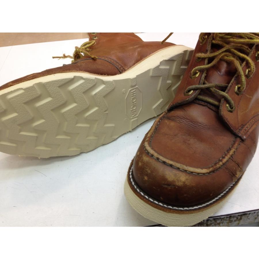 靴修理 ビブラム 4014 白 ホワイト ブーツ修理 レッドウイング チペワ vibram 張り替え 自分で 交換できない方 |  | 04