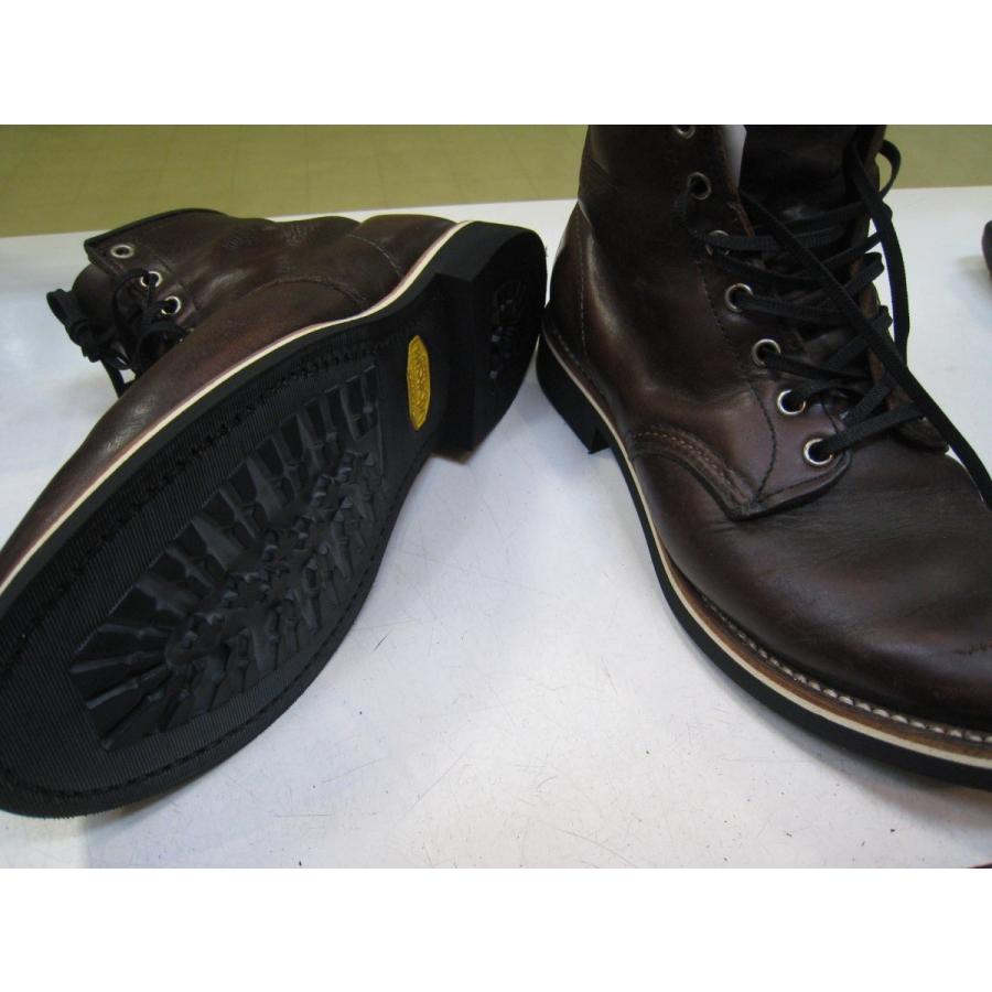 靴修理 ビブラム 430ソール 430ヒール ブーツ修理 レッドウイング チペワ エンジニアブーツ vibram 底縫い込み 自分で ソール 交換 できない方 |  | 03