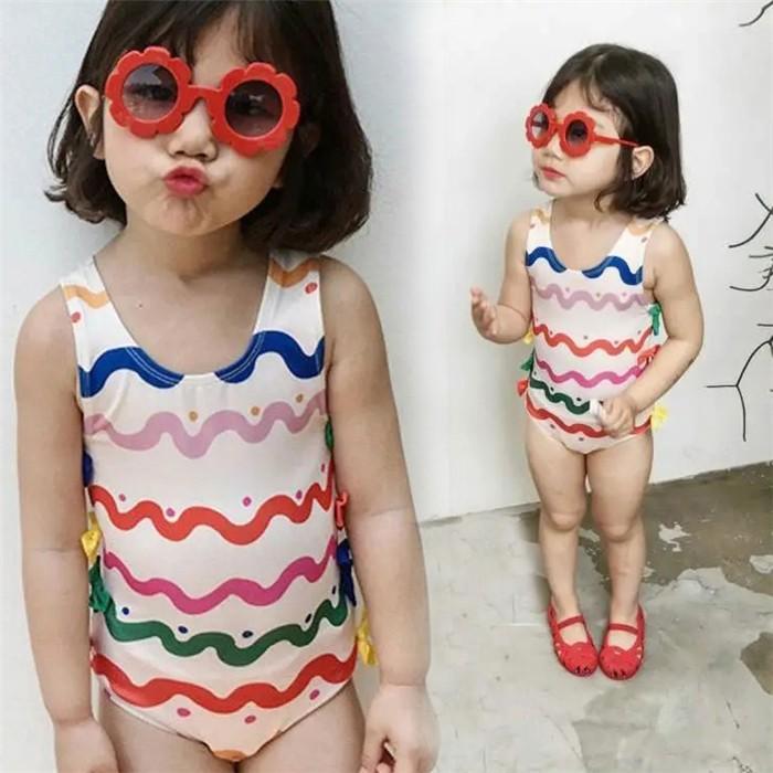 キッズ 水着 ワンピース なみ柄 うねり 女の子 水着 ビキニ 子ども 水着 ワンピ 子供 女児 幼児 スイムウェア ガールズ みずぎ ワンピ 66 70 80 90 100 110 1 Etyy30 アカルイ市場 通販 Yahoo ショッピング