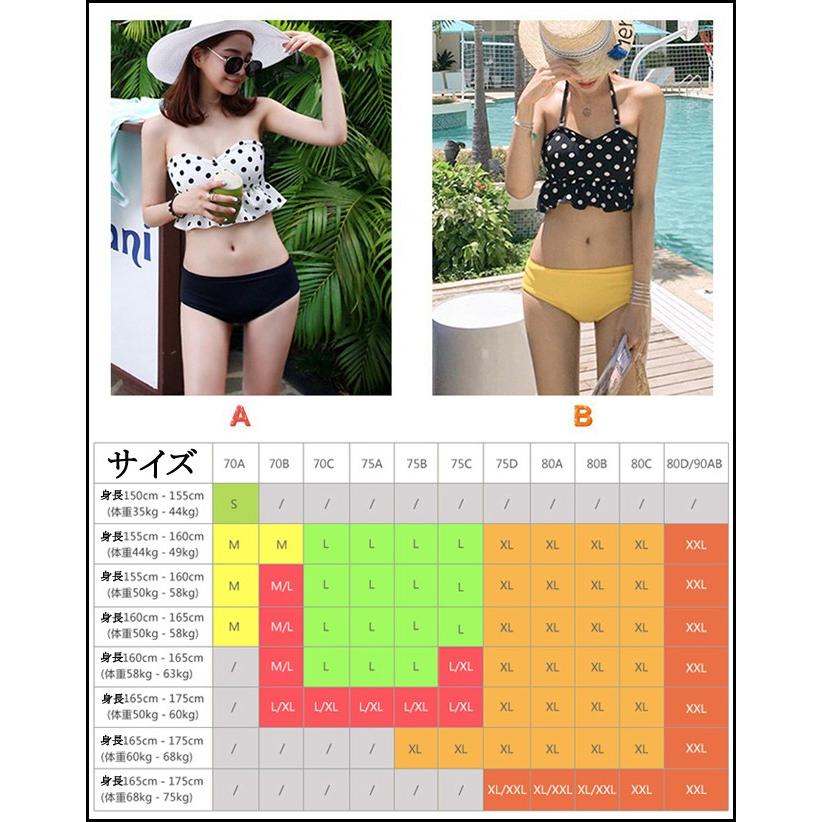 水玉水着 Amazon.co.jp: 水着水玉ビキニ フリル チューブトップ
