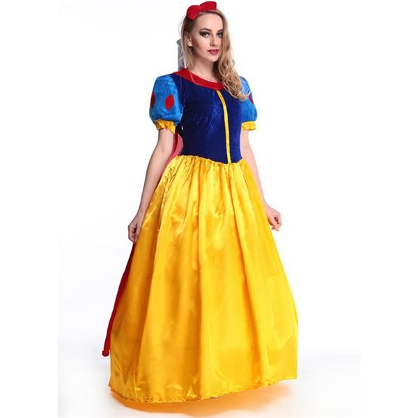 白雪姫 コスプレ 衣装 ハロウィン レディース ワンピース ドレス 大人