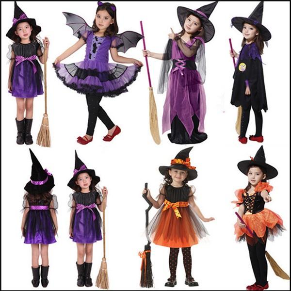 5タイプ 子供用 巫女 悪魔 魔女 ハロウィン 衣装 女の子 キッズ デビル