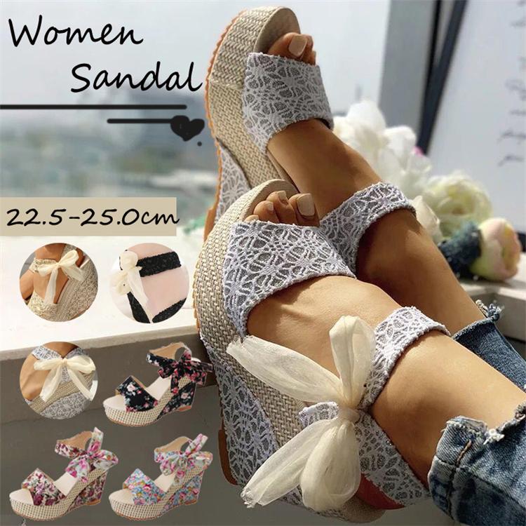 厚底でスタイルUP♪【 CHANEL 】レザー サンダル 25C シャネル ココマーク 25SS レザー ウェッジソールサンダル 36C