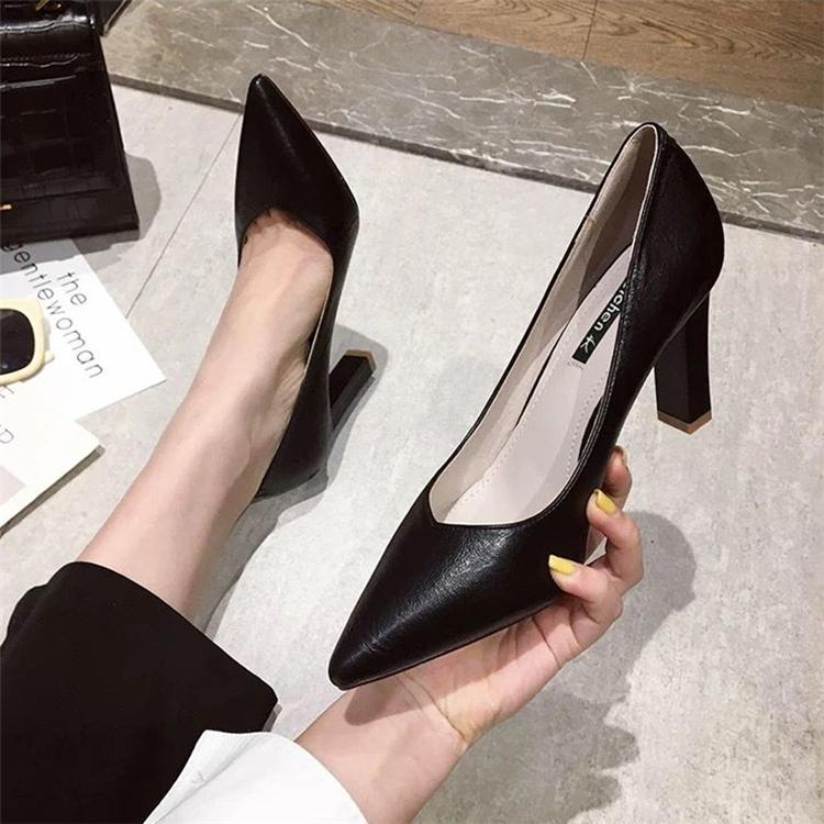 パンプス 楽天市場】スクエアトゥ パンプス 痛くない 4センチヒール