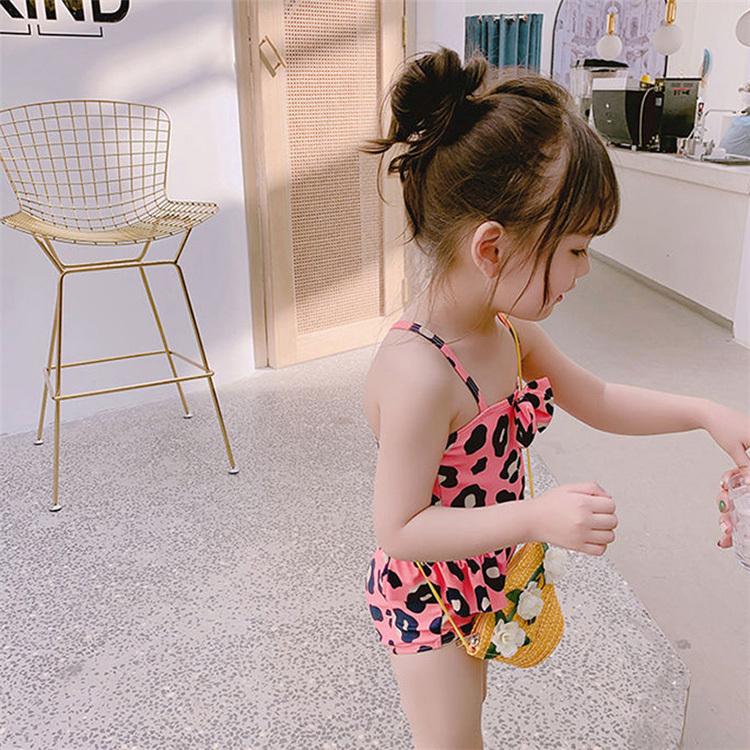 新品同様 子供水着 キッズ ヒョウ柄 女の子 ベビー 子供用 オールインワン 80cm 130cm 連体水着 Uvカット キッズ水着 海 保育園 幼稚園 ジュニア こども 小学生 Originaljustturkey Com