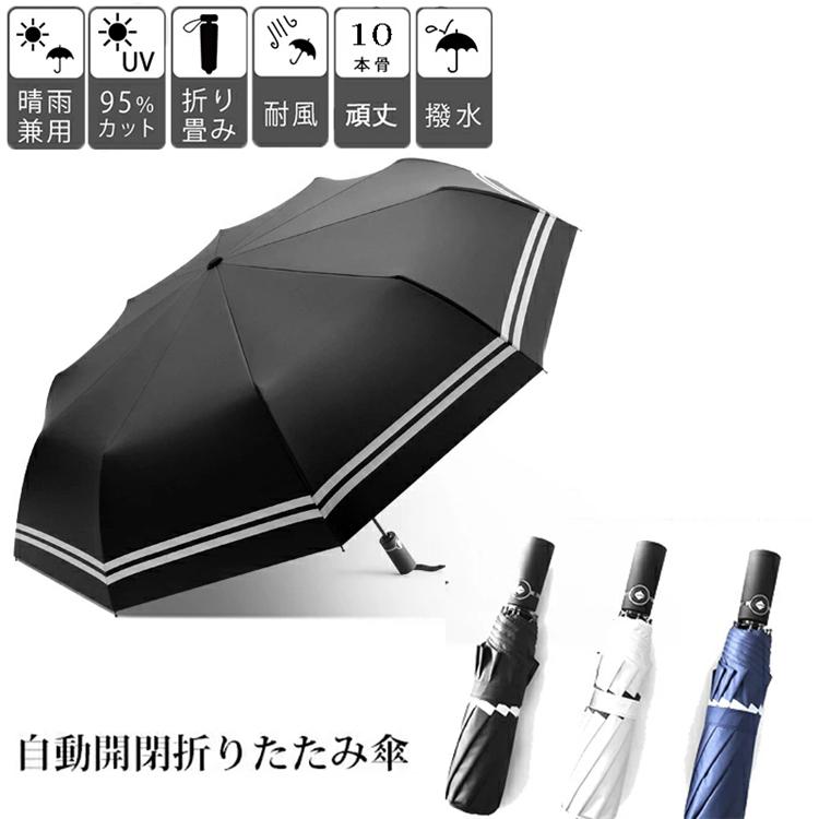 折りたたみ傘 自動開閉 大きい メンズ レディース 折り畳み傘 傘 かさ 折りたたみ 風に強い 防水 頑丈 丈夫 シンプル 10本骨 ギフト プレゼント 送料無料 6r4pykbogk Www Angoeauchamber Com