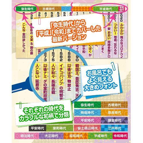 語呂合わせで覚える日本史 年表 年号 お風呂ポスター 防水 上下巻セット サイズ 和柄デザイン 歴史 社会 受験 お B08wh7q7qs アカルイミライ 通販 Yahoo ショッピング