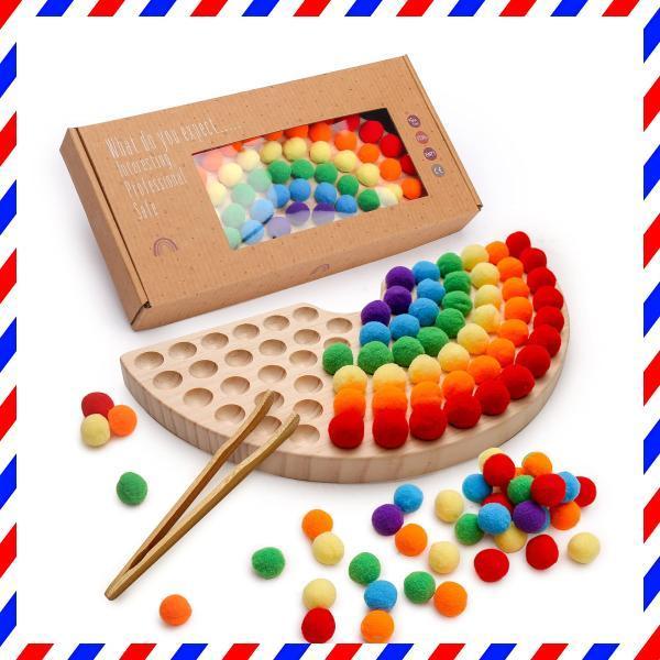 ポイント10倍 Mamimami Home 箸トレーニングおもちゃ 虹の積み木 木製パズル 形合わせ ボールマッチング 木のおもちゃ モ 公式 Turningheadskennel Com