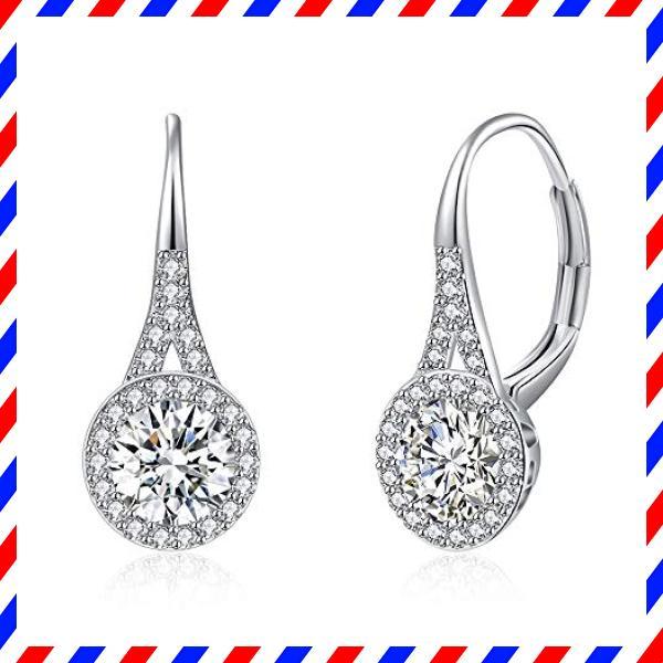 ピアス レディース シルバー925 スワロフスキー ジルコニア レディース ピアス 金属アレルギー対応 女性 アク