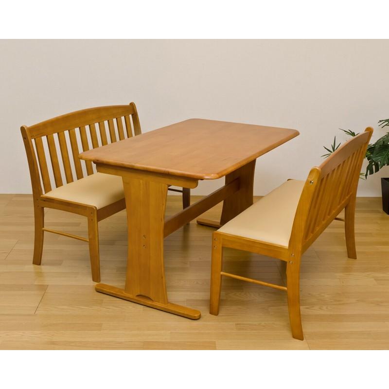 コローナダイニングベンチチェア 木製背もたれ付きチェア UHC-102