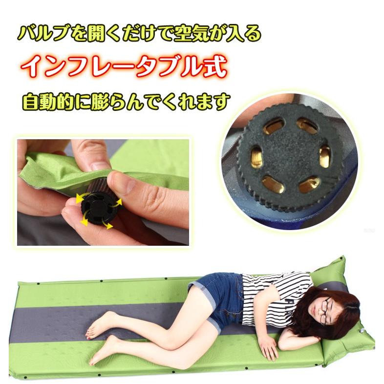 ☆ダブルサイズ☆ナバホ柄☆キャンピングマット☆ブルー☆厚み5