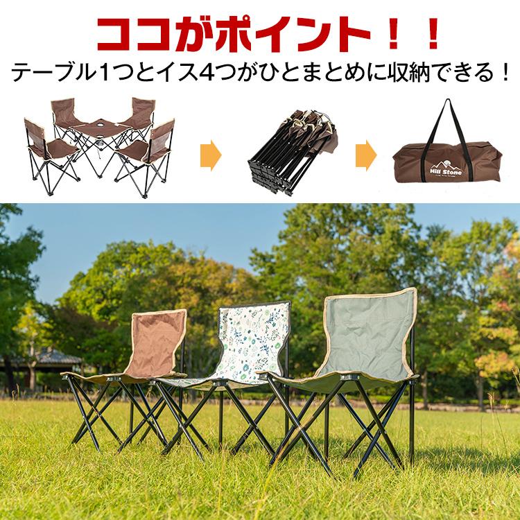 テーブル チェア 5点セット 2021最新型 折り畳み アウトドア キャンプ Amazon.co.jp: アウトドア テーブルチェアセット キャンプ
