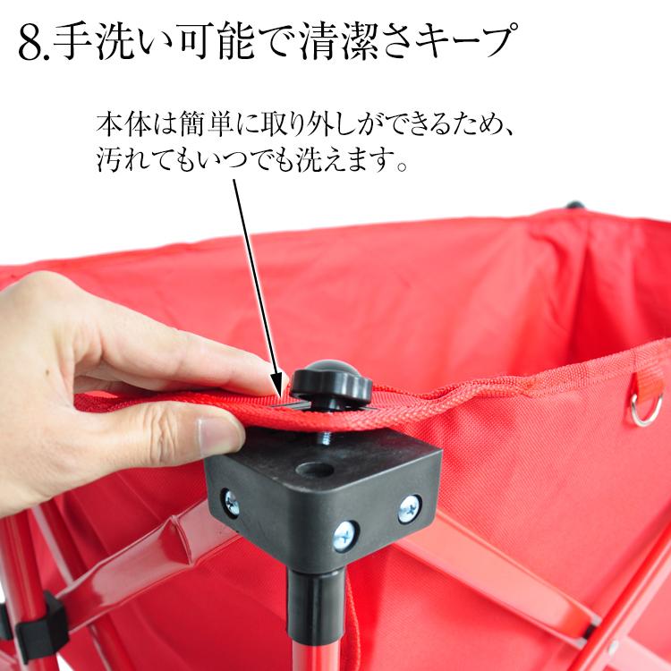 アウトドア キャリーワゴン 軽量 折りたたみ キャリーカート テーブル