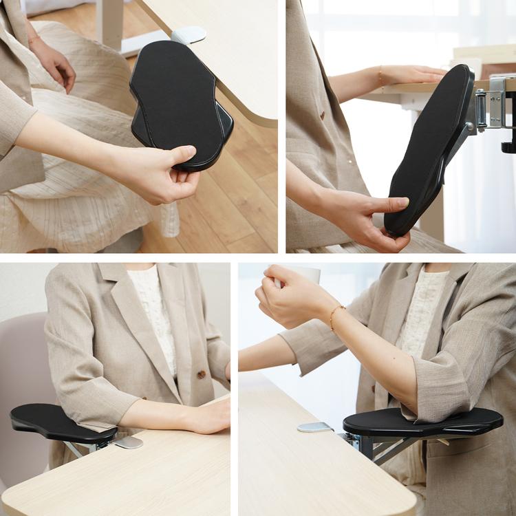 リストレスト 後付け 肘置き台 肘置きクッション アームレスト デスク