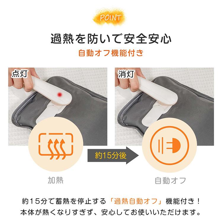 Hill Stone（ヒルストーン） 湯たんぽ 蓄熱式湯たんぽ 電気湯たんぽ